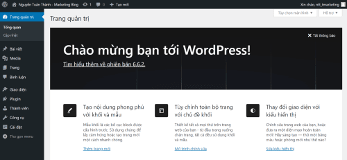 Tutorial Thiết kế Website – Cài đặt tên miền - Hosting Cpanel và CMS 20 Cài đặt hoàn thiện website cơ bản