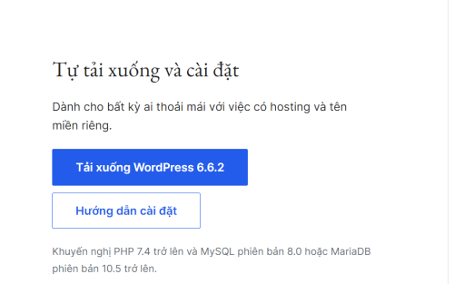 Tutorial Thiết kế Website – Cài đặt tên miền - Hosting Cpanel và CMS 10 Tai xuong WordPress mac dinh